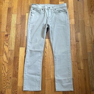 Levi's 511 Pants Men’s 34x30 Khaki Tan Straight Fit White Tab Light Weight
